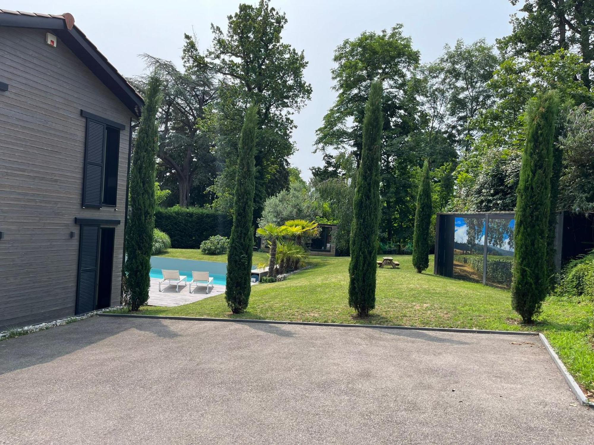 Villa Piscine A Proximite De Lyon Chaponost Exterior foto